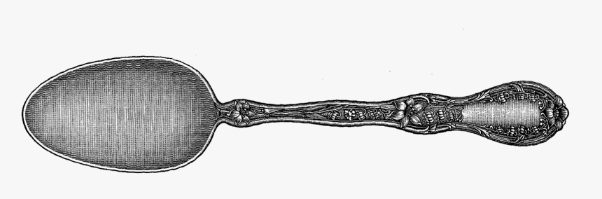 Transparent Teaspoon Clipart - Sketch, HD Png Download, Free Download