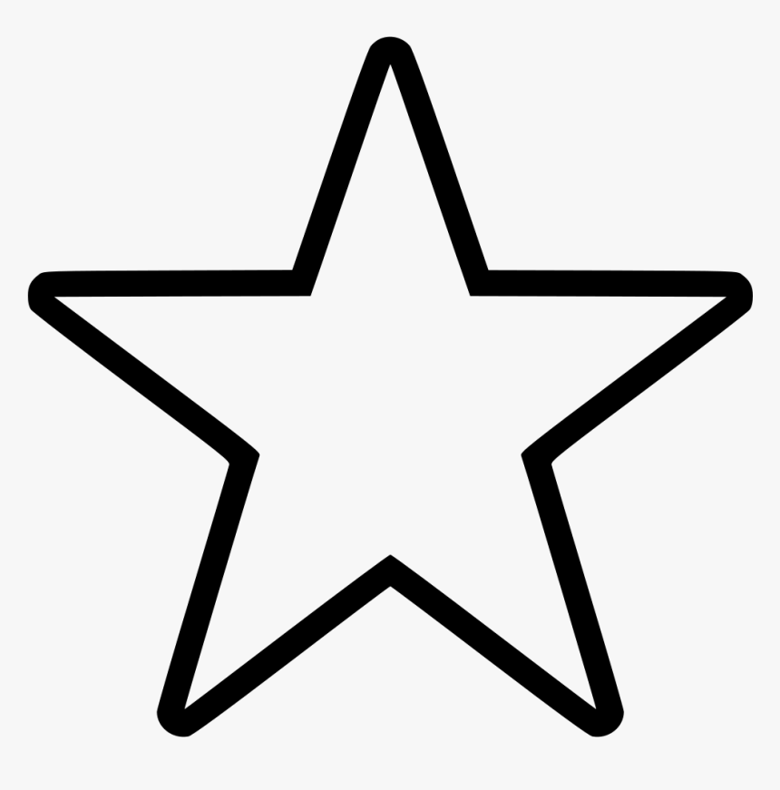 Star - Clipart Stars Outline Png, Transparent Png, Free Download