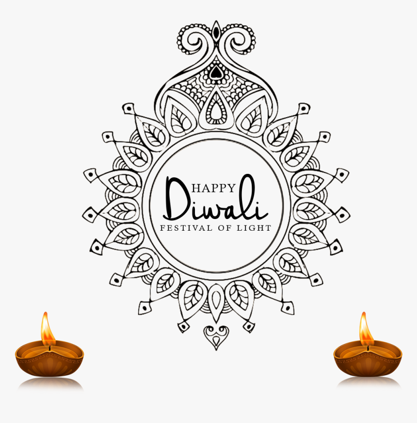 Happy Diwali Graphic Design, HD Png Download, Free Download