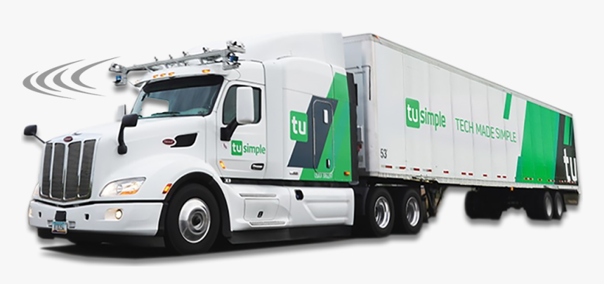 The State Of Autonomous Freight Trucks & Their Role - Tusimple Truck, HD Png Download, Free Download