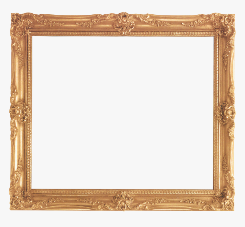 Gold Wood Frame, HD Png Download, Free Download