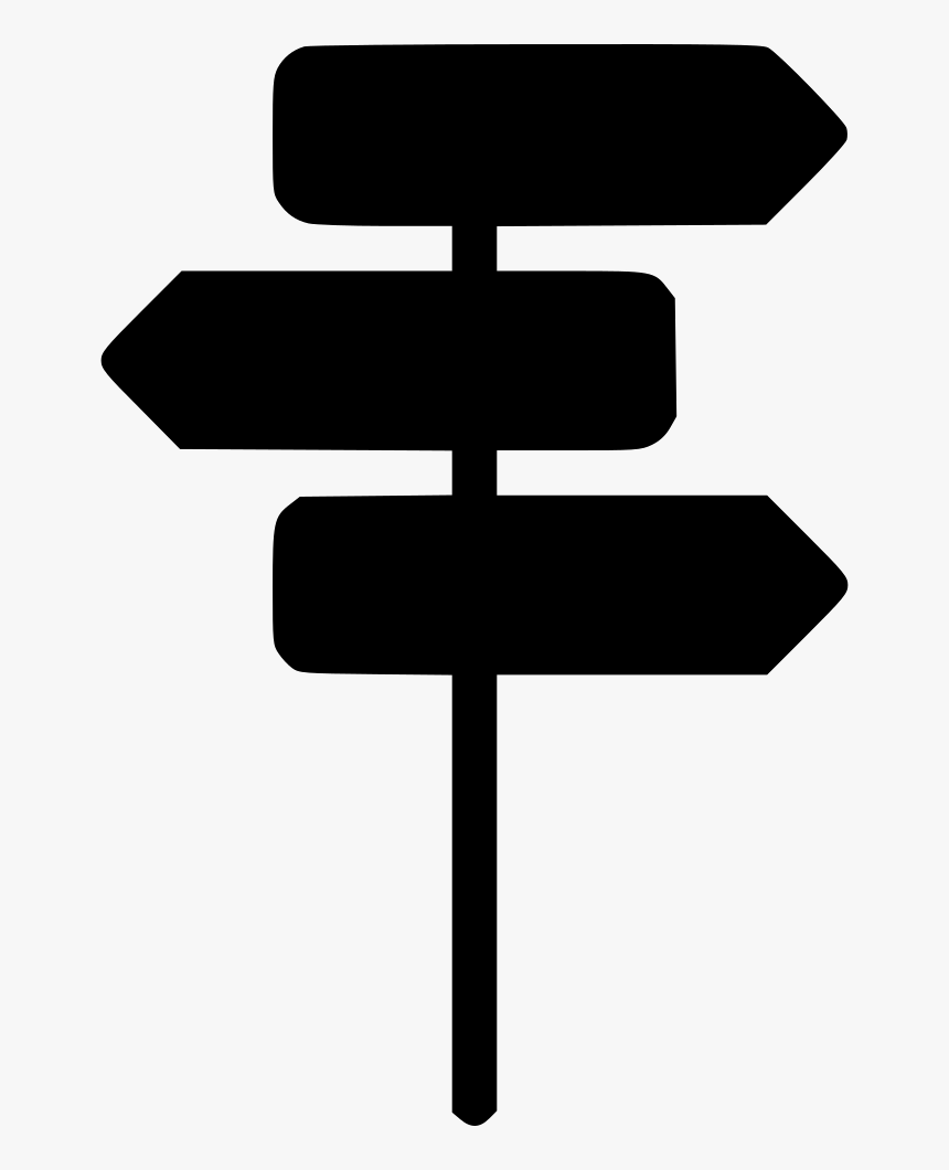 Direction Arrow Street Location - Cross, HD Png Download, Free Download