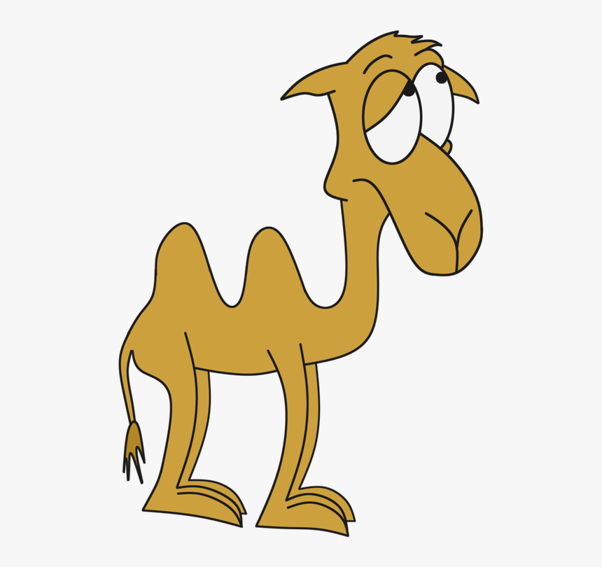 Camel Transparent Two - Sad Camel Cartoon, HD Png Download, Free Download