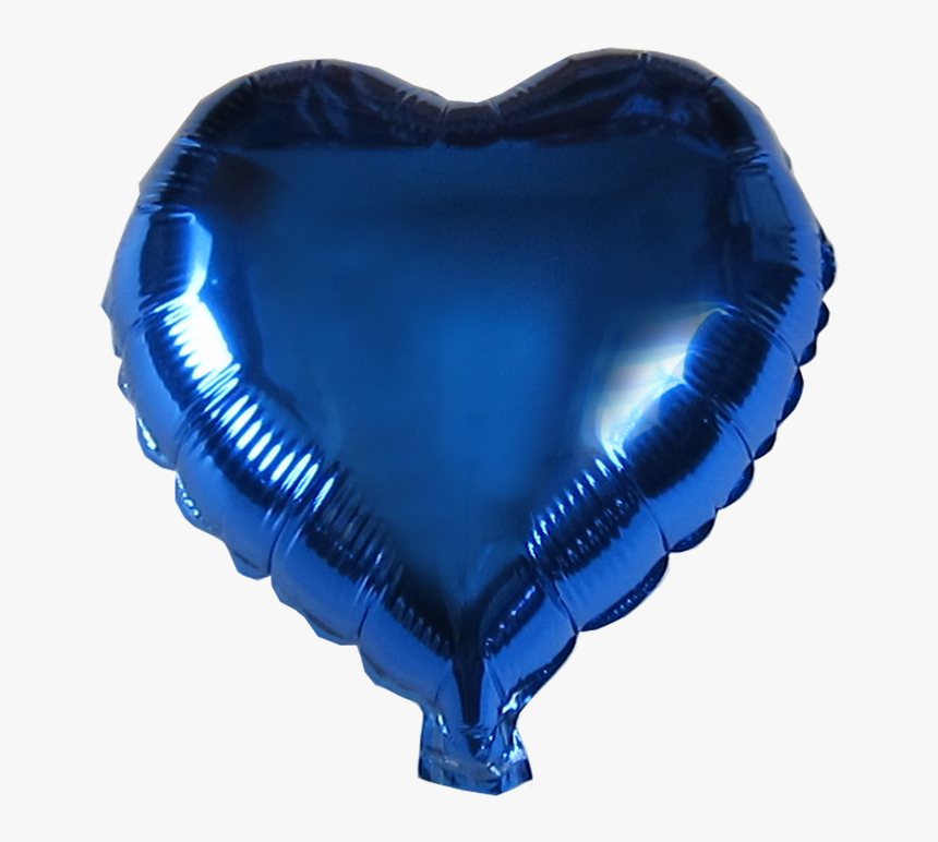 Heart Shape Balloon - Blue Heart Foil Balloon Png, Transparent Png, Free Download