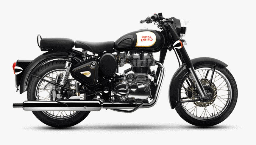 Classic Black Royal Enfield, HD Png Download, Free Download