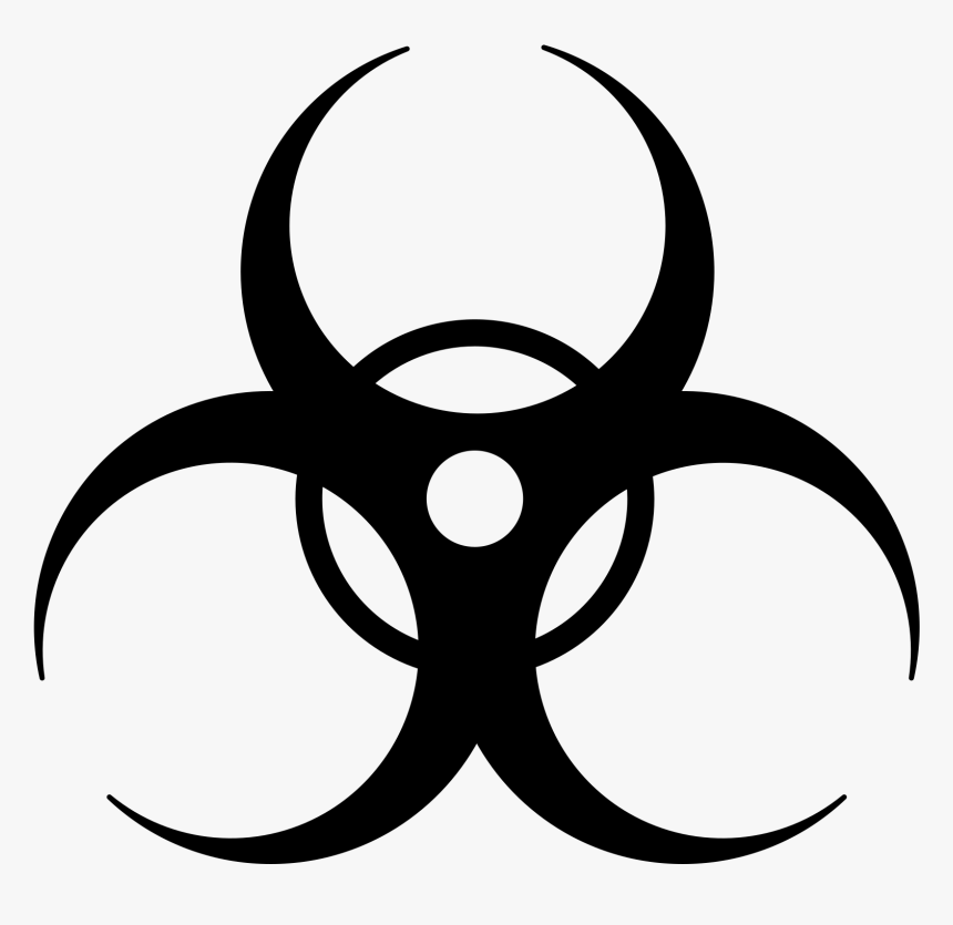 Biological Hazard Symbol Logo Clip Art - Biohazard Png, Transparent Png, Free Download