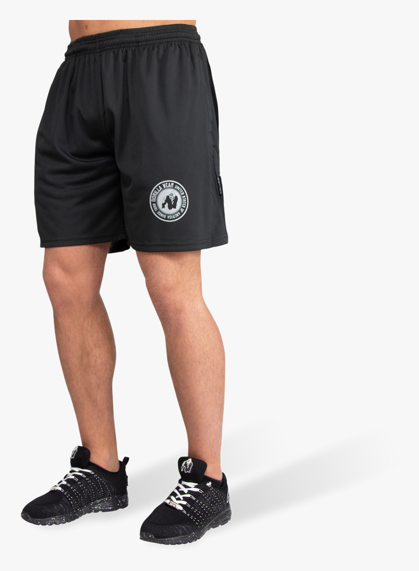 Forbes Shorts - Black - Gorilla Wear California Mesh Shorts, HD Png Download, Free Download