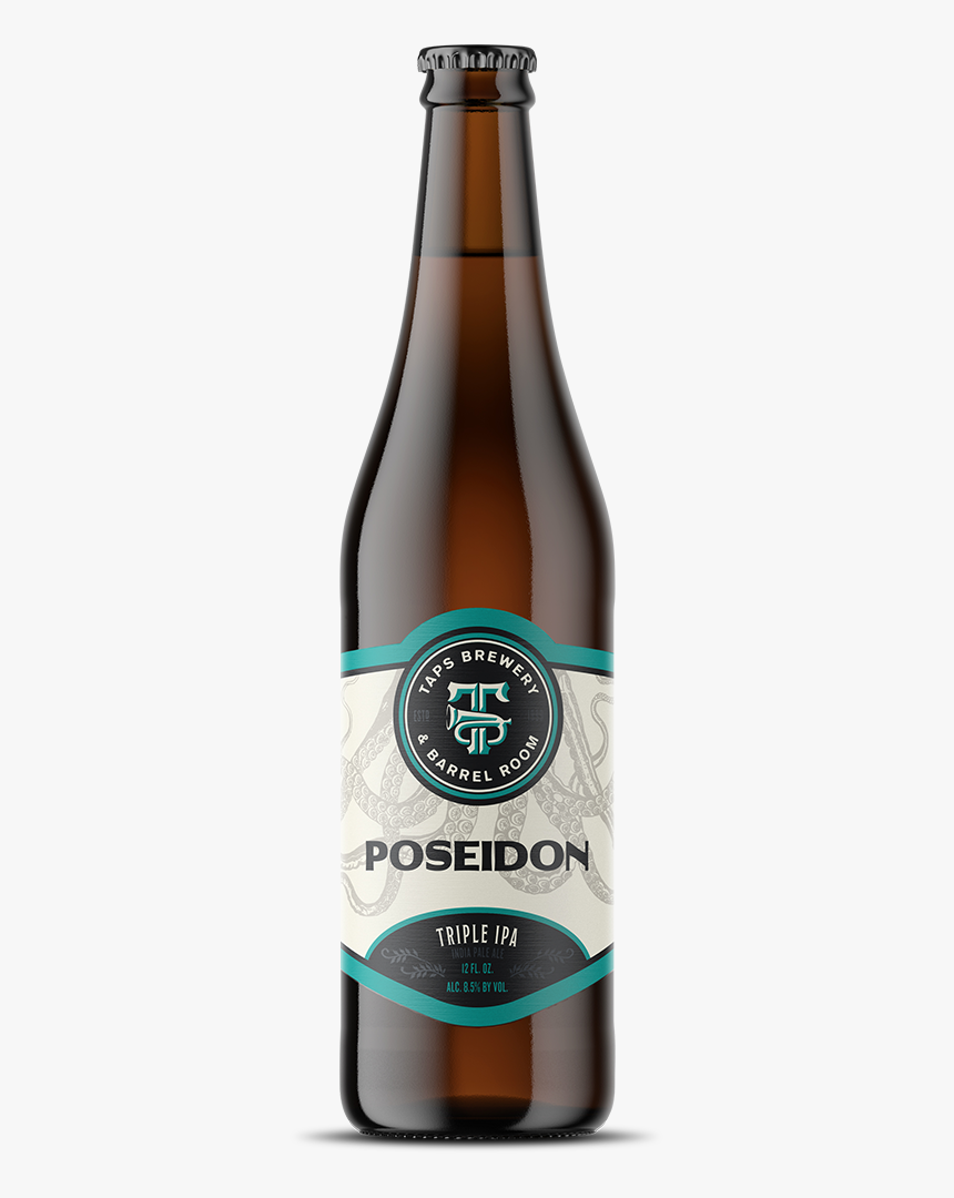 Poseidon - Glass Bottle, HD Png Download, Free Download