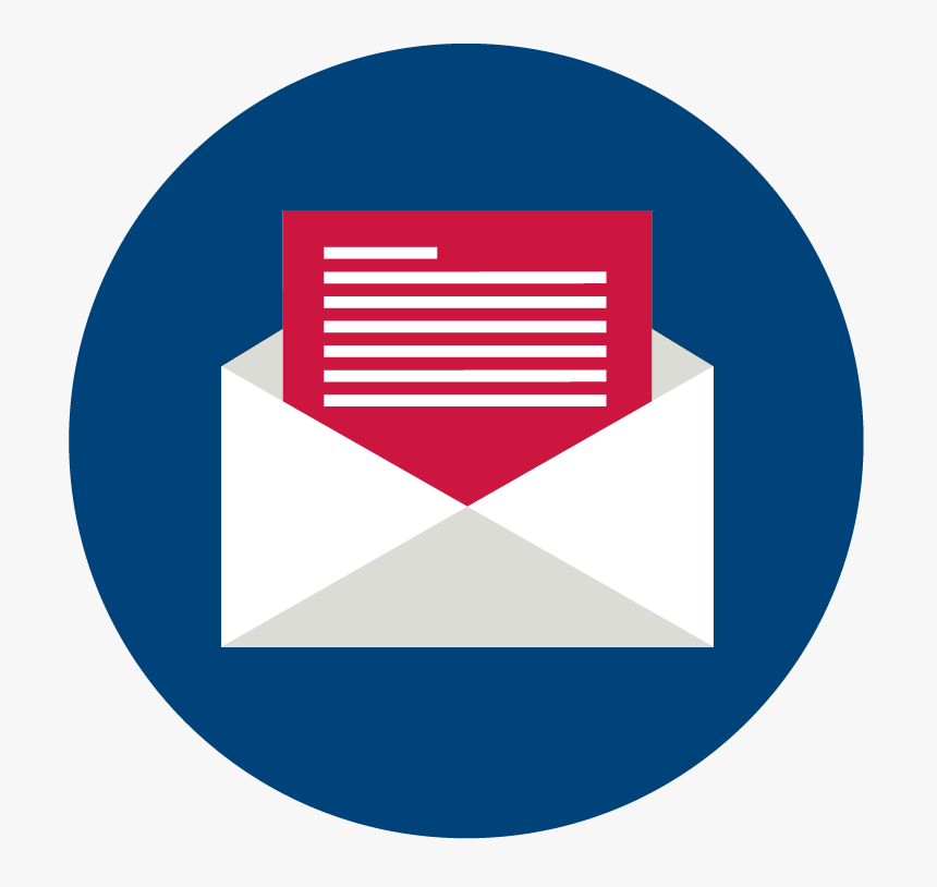 Epic Newsletter Icons Mail - Circle, HD Png Download, Free Download