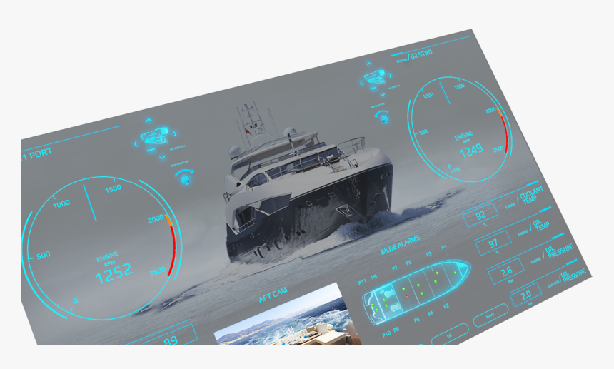 Ocean Systems Engine Display, HD Png Download, Free Download