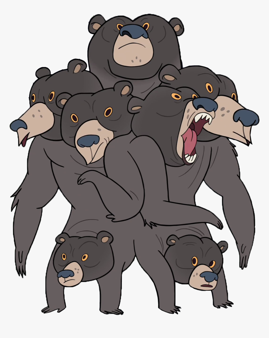 Sun Bear Clipart Oso - Gravity Falls Monster Multi Bear, HD Png Download, Free Download