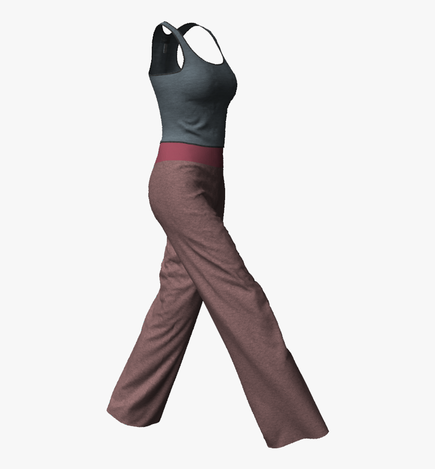 Yoga Pants Garment File Marvelous Designer Templates - Pocket, HD Png Download, Free Download