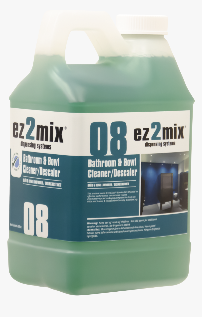 Ez008-480 Bathroom & Bowl Cleaner Descaler - Carton, HD Png Download, Free Download