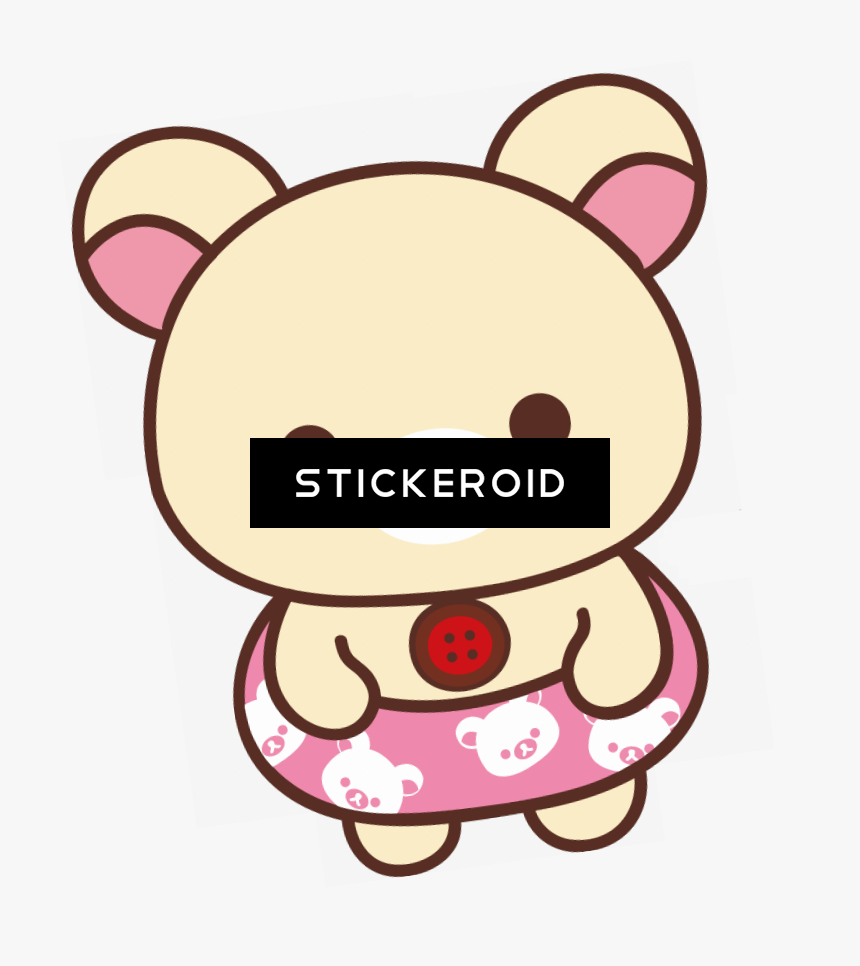 Korilakkuma Strawberry Clipart , Png Download - Transparent Rilakkuma Line Stickers, Png Download, Free Download