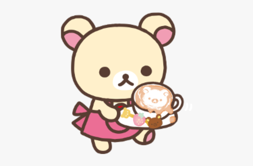 #korilakkuma #cafe #coffe #kawaii #tea #freetoedit - Iphone 8 Case Rilakkuma, HD Png Download, Free Download