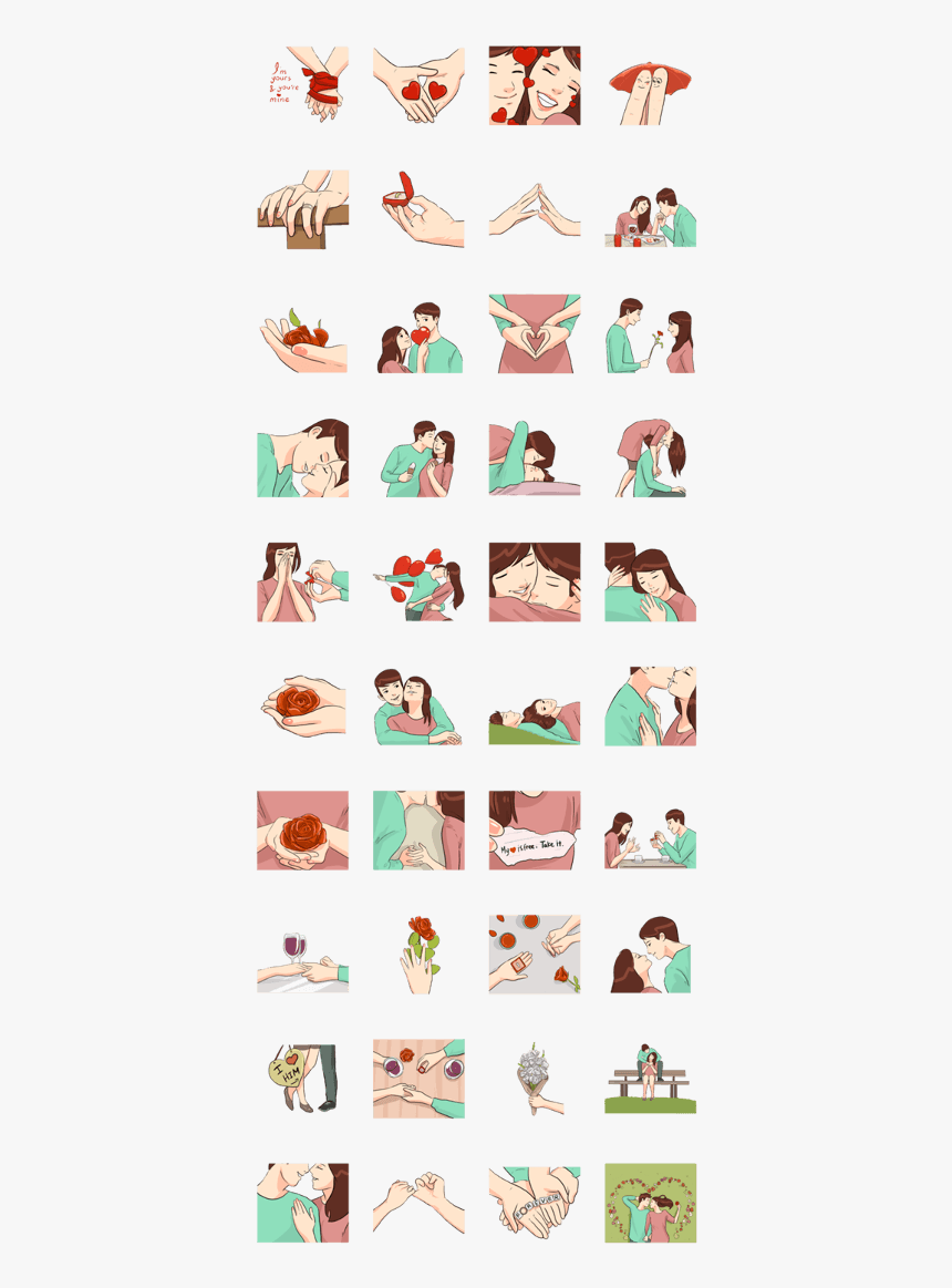 The Signs Of Love 6 Line Stickers , Png Download - よく 使う 言葉 ライン, Transparent Png, Free Download