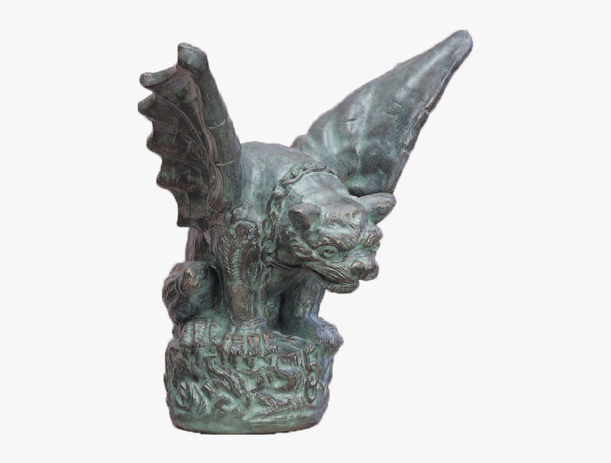 Florentine Gargoyle Large Cast Stone Outdoor Asian - Statue, HD Png Download, Free Download