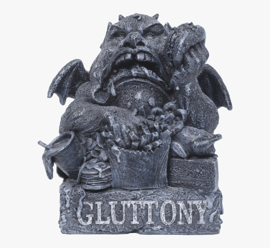Gargoyle Gluttony Statue - Gluttony Gargoyle, HD Png Download, Free Download