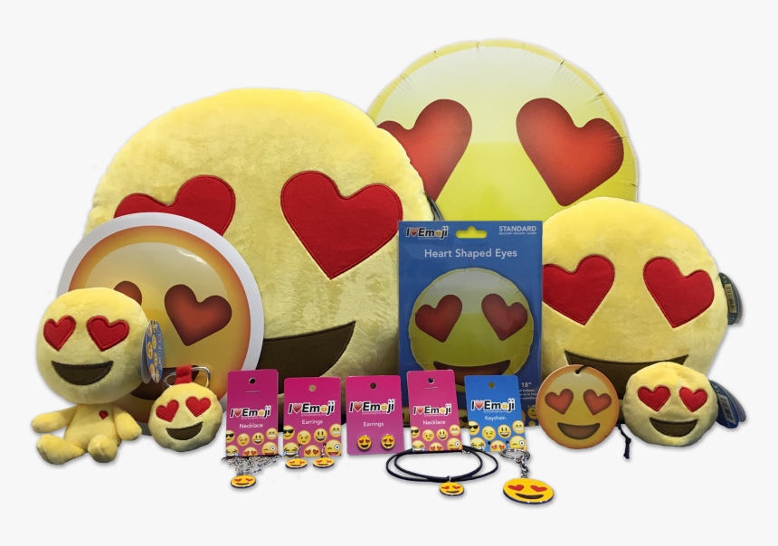 Emoji Yellow Heart Eyes Bundle - Heart, HD Png Download, Free Download