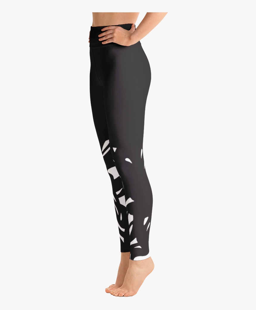 Wearable Art Leggings - Gold Black Sports Leggings, HD Png Download, Free Download