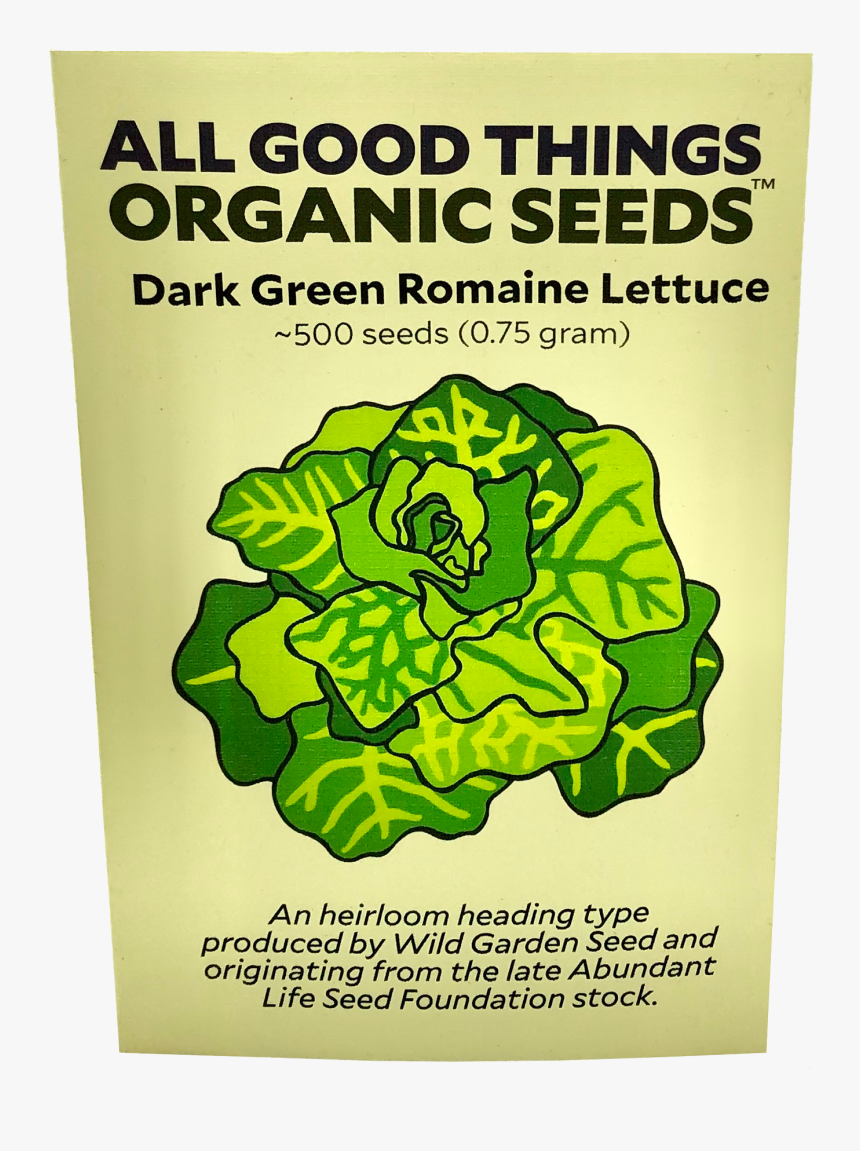 Dark Green Romaine Lettuce - Seed, HD Png Download, Free Download