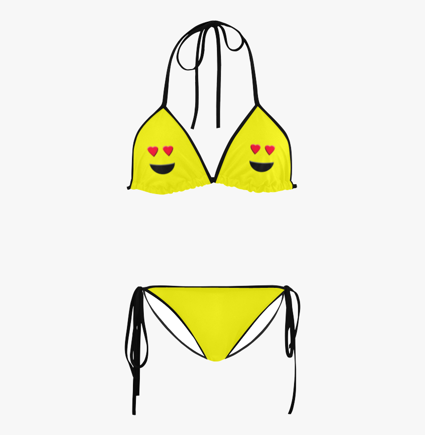 Emoticon Heart Smiley Custom Bikini Swimsuit - Guinea Pig In Bikini, HD Png Download, Free Download