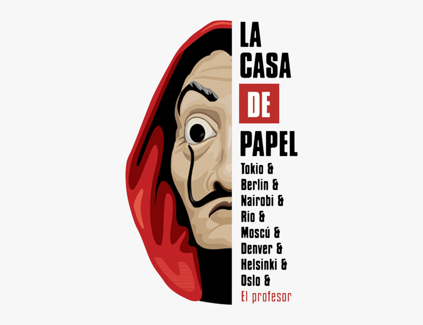 La Casa De Papel Art, HD Png Download, Free Download