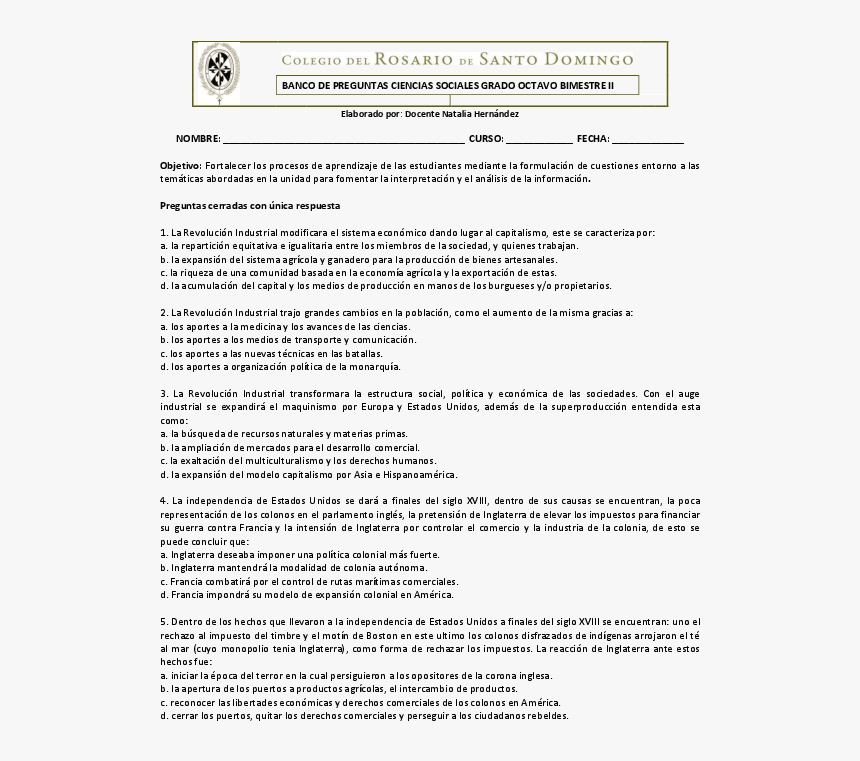 Banco De Preguntas De Ciencias Sociales, HD Png Download, Free Download