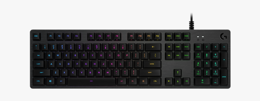 Logitech G512 Carbon Rgb Mechanical Gaming Keyboard, HD Png Download, Free Download