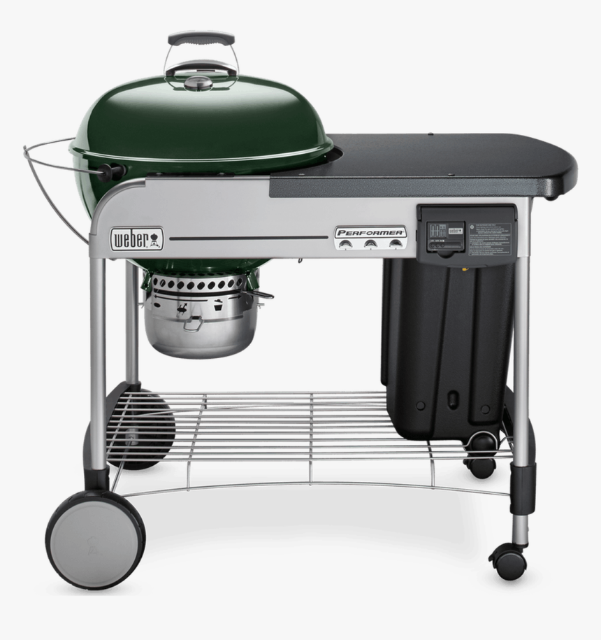 Weber 15507001 Performer Deluxe 22 In - Weber Performer Charcoal Grill, HD Png Download, Free Download