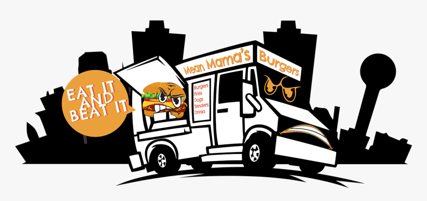 93 Burger Food Truck Clip Art - Food Truck, HD Png Download, Free Download