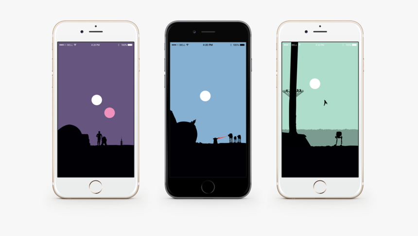 Star Wars Minimalist Iphones, HD Png Download, Free Download