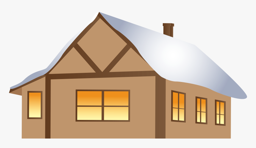 Winter Brown House Png Clipart Image - House Clipart Images Png, Transparent Png, Free Download