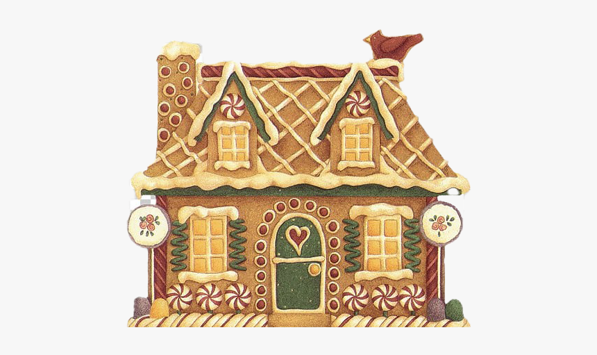 Gingerbread House Png Hd - Gingerbread House Clipart Png, Transparent Png, Free Download