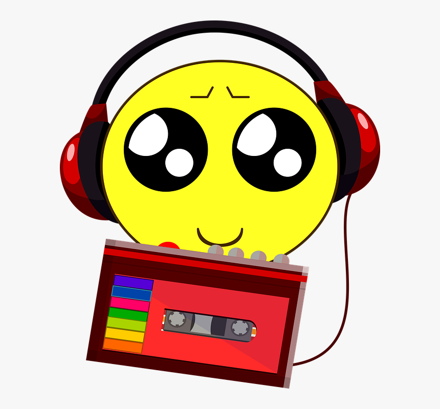 Cartoon Listening To Music Png, Transparent Png, Free Download