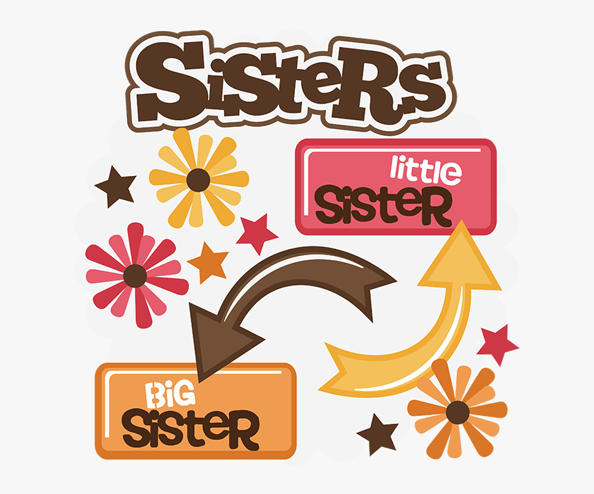 Sister Svg - Sisters - Clip Art, HD Png Download, Free Download