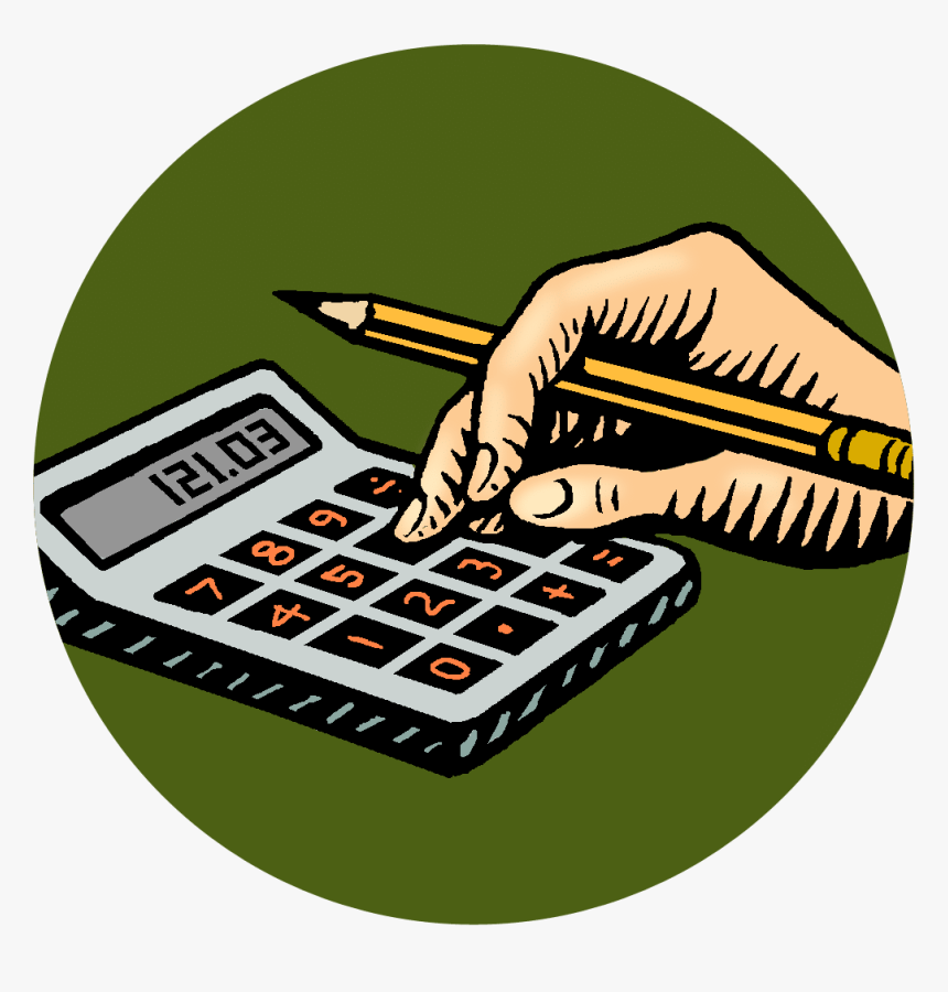 Woodcut Illustration Of Snap Accounting On A Calculator - Accounting Calculator Logo, HD Png Download, Free Download