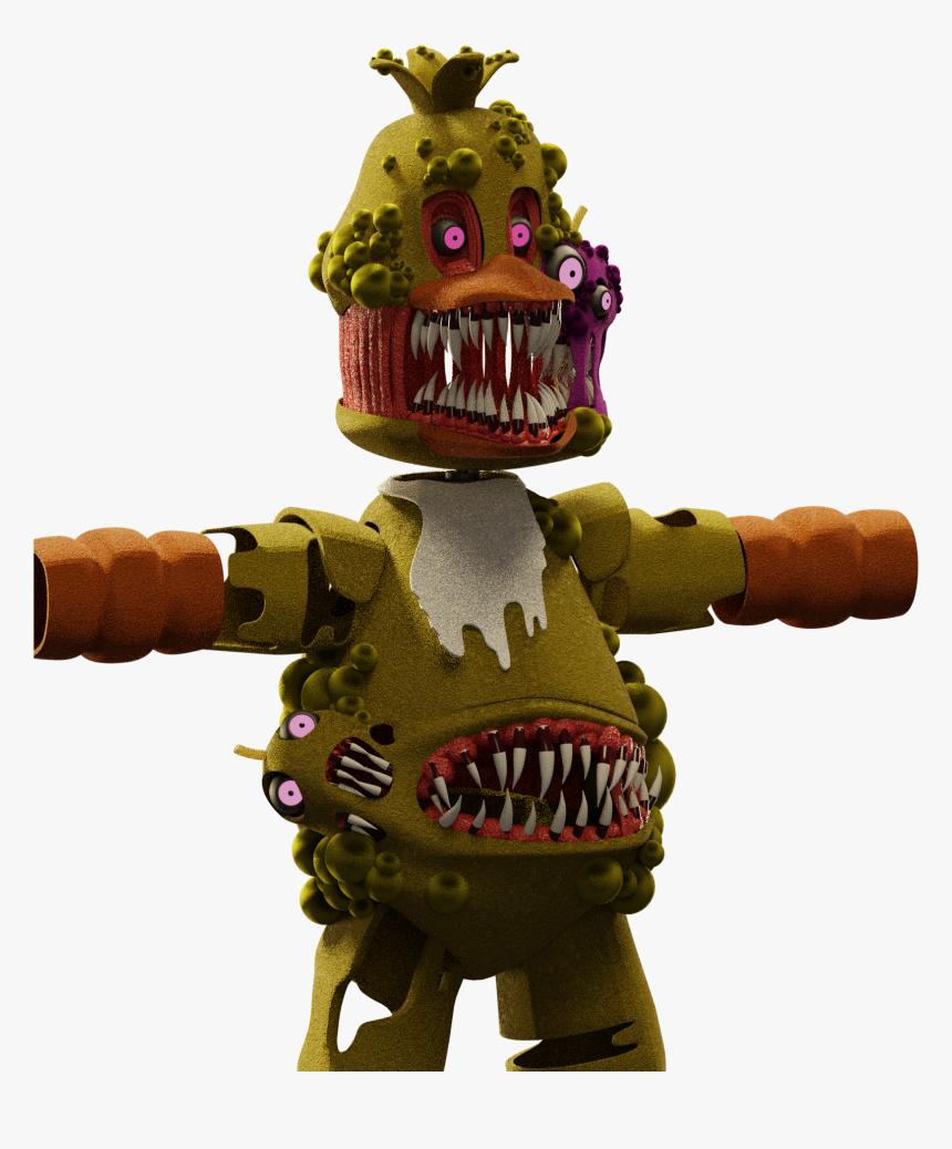 Last Twisted Chica Wip - Five Nights At Freddy's Twisted Ones, HD Png Download, Free Download