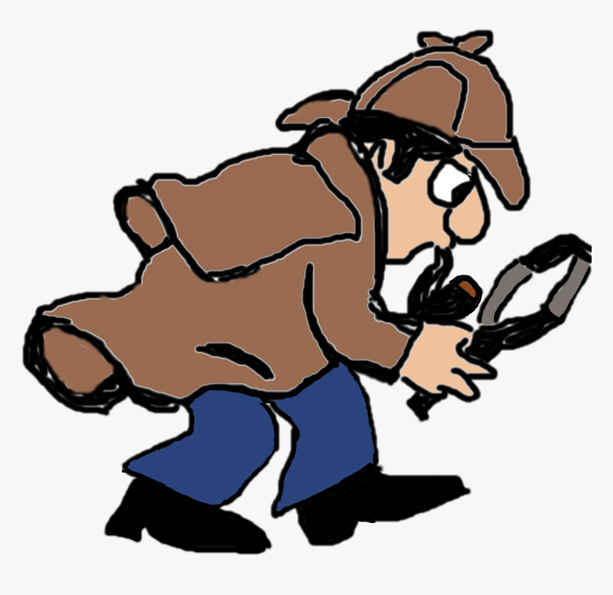 Detective Clipart Criminal - Transparent Background Detective Cartoon Png, Png Download, Free Download