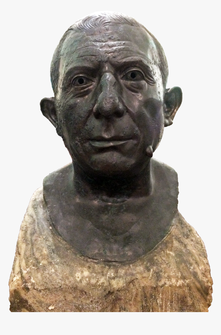 Bust Of Caecilius, HD Png Download, Free Download