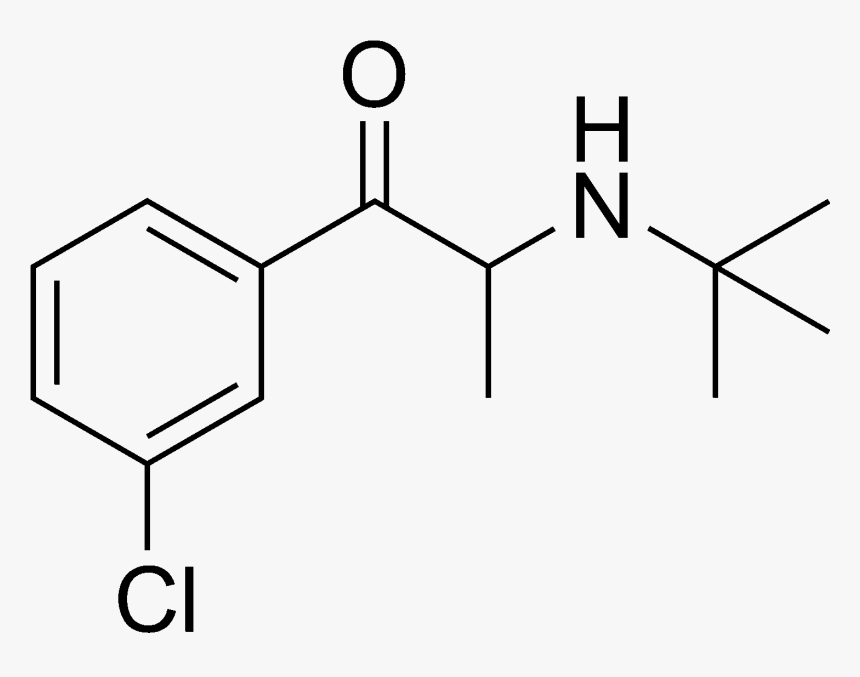 Bupropion Chemical Structure - 3 Bromo 5 Chlorobenzoic Acid, HD Png Download, Free Download