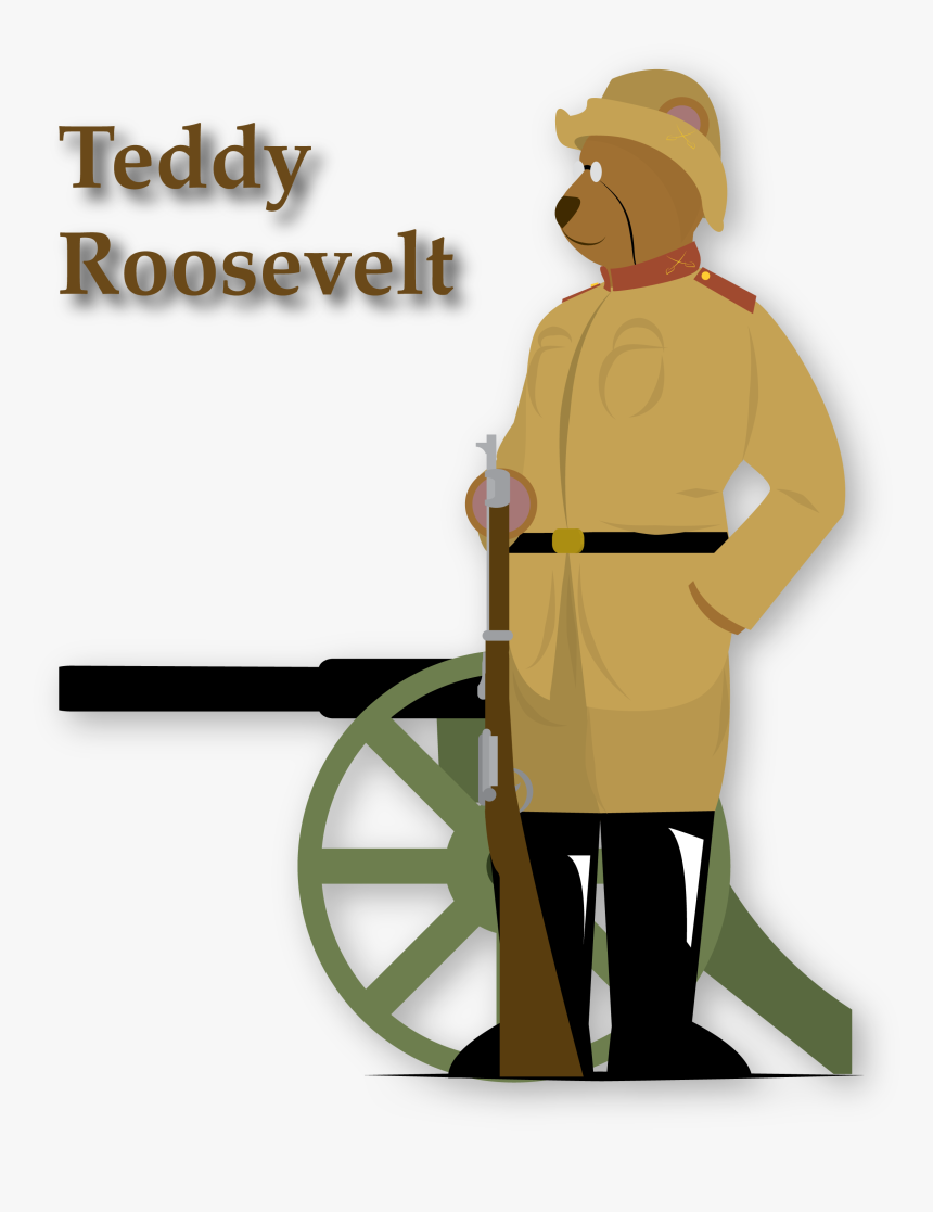 Teddy Roosevelt Weasyl - Illustration, HD Png Download, Free Download