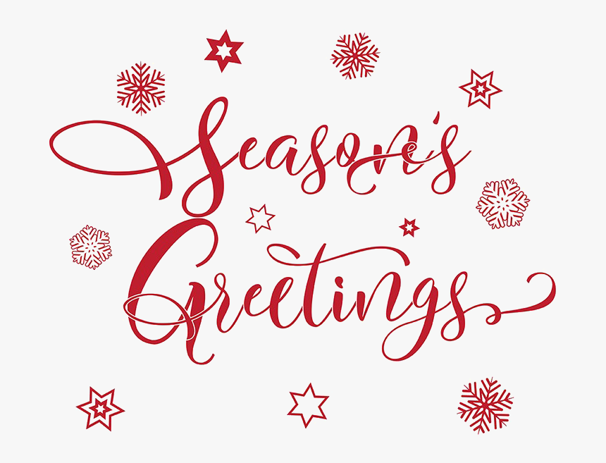 Seasons Greetings Png Transparent - Seasons Greetings Transparent Text