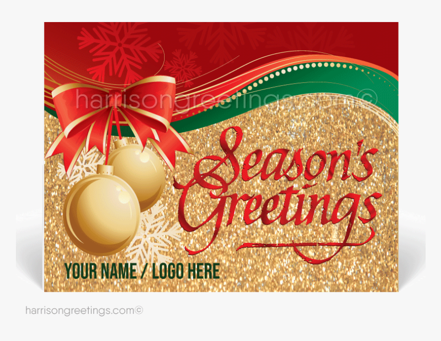 Transparent Season"s Greetings Png - Christmas Card, Png Download, Free Download