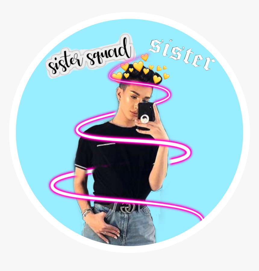 Sisters Go Follow Me On Tik Tok My Name Is @officialpot - James Charles Png, Transparent Png, Free Download