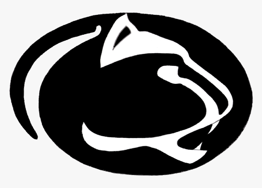 penn state logo black and white