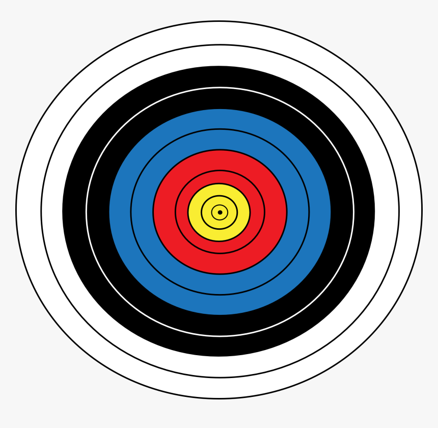 Archery Games Olympics Target Aim Target P - Target Archery, HD Png Download, Free Download