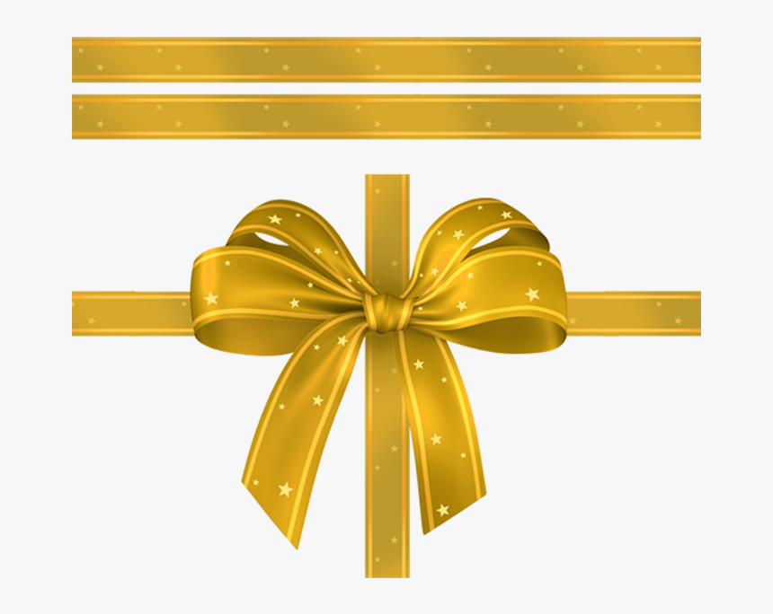 Nastro Oro Png - Christmas Ribbon Template Png, Transparent Png, Free Download