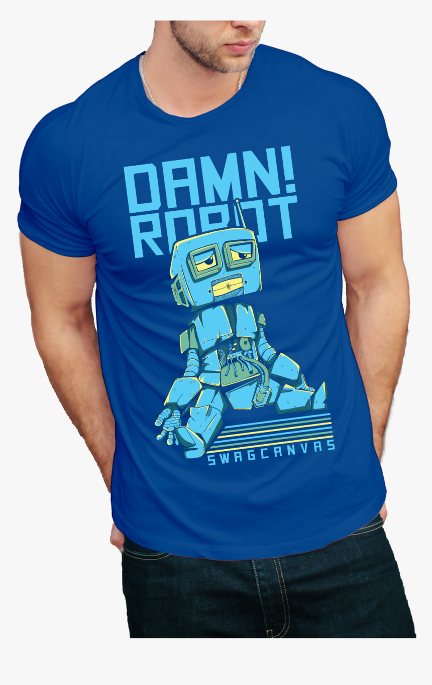 Damn-robot - T-shirt, HD Png Download, Free Download