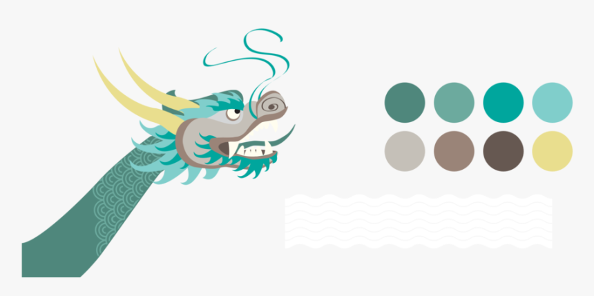 Dragon-elements - Dragon Boat Festival Design, HD Png Download, Free Download